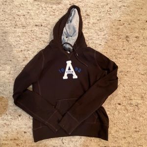 ABERCROMBIE BROWN HOODIE (SIZE: MEDIUM KIDS)
